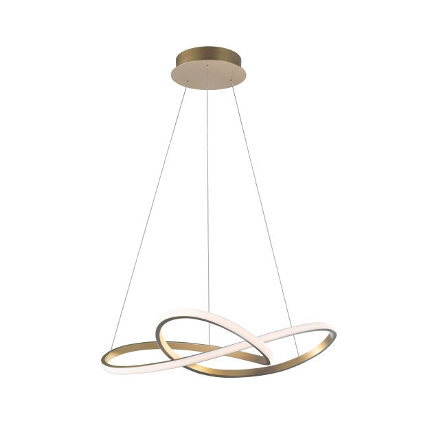 Nova Luce Fusion - Hängeleuchte - Ø 72 x 150 cm - 53W LED inkl - Messing gold