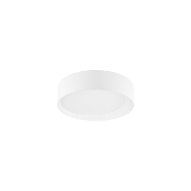Nova Luce Oby - deckenleuchte - Ø 45 x 12 cm - 30W LED dimmbare inkl. - sand weiß