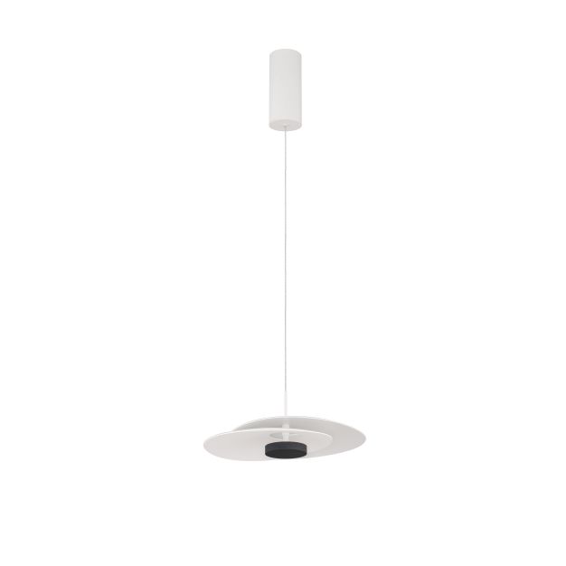 Nova Luce Olea - Hängelampe - 35 x 190 x 32 cm - 16W dimmbar LED inkl. - Sand weiß