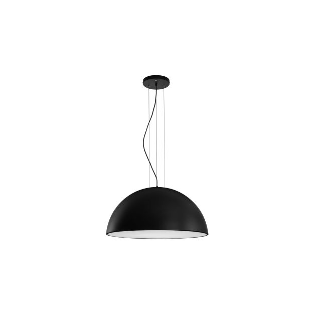 Nova Luce Tholos - Hängelampe - Ø 70 x 240 cm - Sand schwarz und matt Weiß