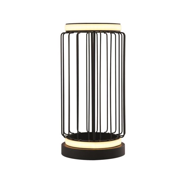 Searchlight Circolo - Tischleuchte - Ø 16 x 33 cm - 12W LED inkl - schwarz und weiß
