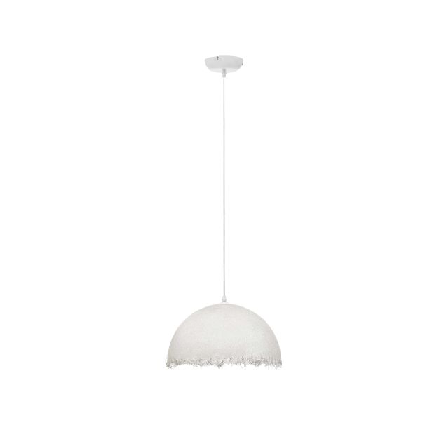 Nova Luce Lalu - Hängelampe - Ø 40 x 250 cm - Sand weiß