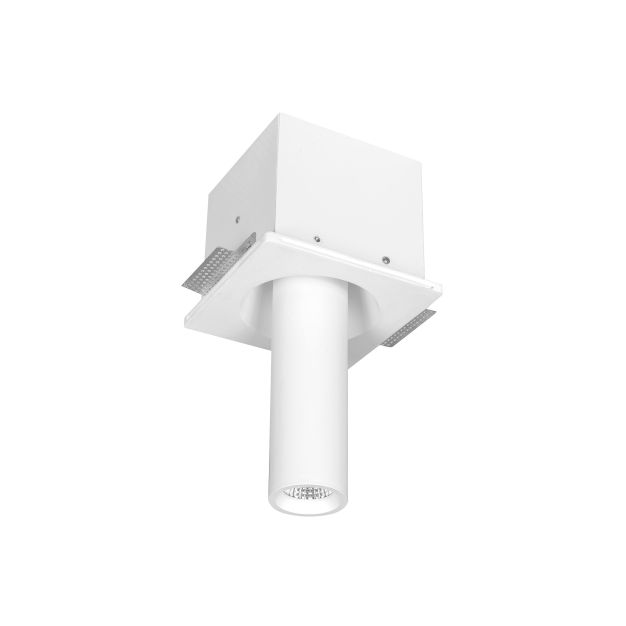 Nova Luce Giacomo - Einbaustrahler - 155 x 155 mm, 158 x 158 mm Einbaumaß - weiß