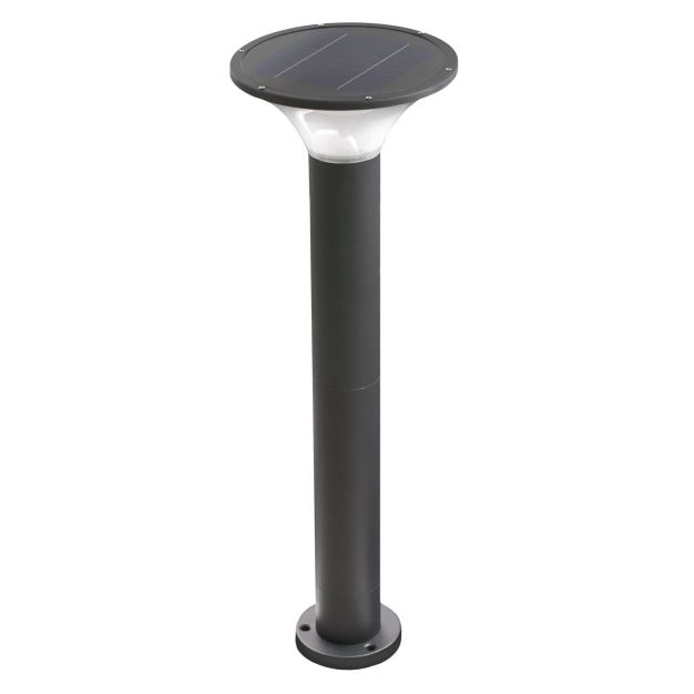 Century Iltalia Sunny Solare - solarbetriebener Gartenpfosten - Ø 20,5 x 56,5 cm - 2W LED inkl. - IP65 - schwarz