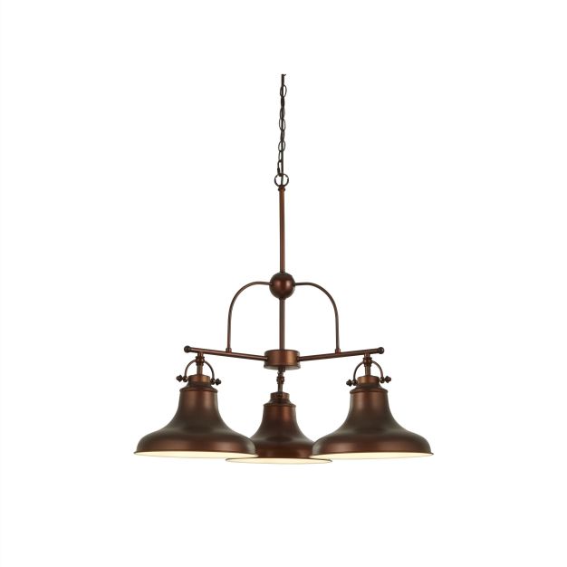 Searchlight Dallas - Pendelleuchte - Ø 63 x 150 cm - antike Bronze