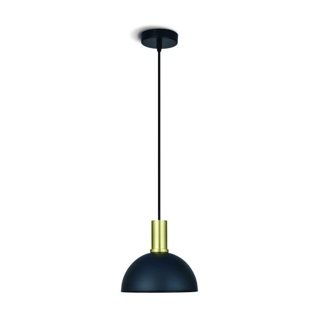 ONE Light E27 Round - Hängeleuchte - Ø 20 x 219,5 cm - schwarz