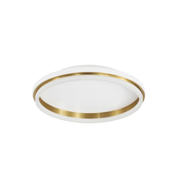 Nova Luce Willow - deckenleuchte - Ø 45 x 6 cm - 38W LED inkl. - gold