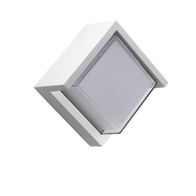 Century Italia Pura - Wand-/Deckenleuchte - 16 x 16 x 10 cm - 10W LED inkl. - IP65 - weiß
