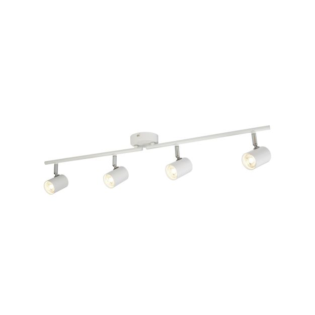 Searchlight Rollo - Aufbaustrahler 4L - 77 x 9 x 13 cm - 4 x 4W dimmbare LED inkl. - weiß