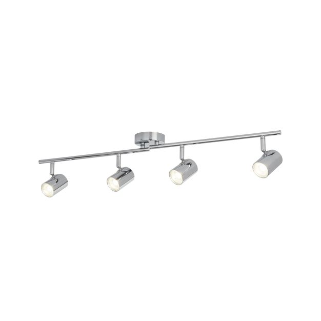 Searchlight Rollo - Aufbaustrahler 4L - 77 x 9 x 13 cm - 4 x 4W dimmbare LED inkl - Chrom