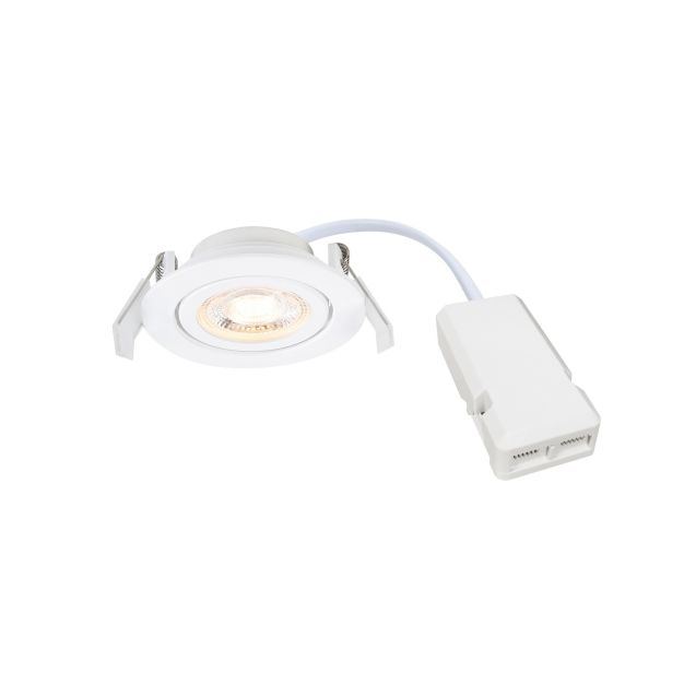 Nordlux Monolo - einbauspot - Ø 82 mm, Ø 68 mm einbaumaß - 3 Stufen dimmbar - 4,8W LED inkl. - weiß
