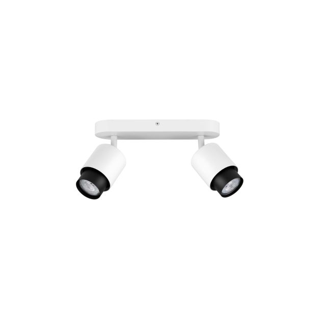 Nova Luce Ison - Aufbaustrahler 2L - 40 x 17 x 14 cm - Sand Weiß