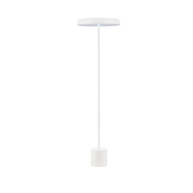 Nova Luce Vetro - Stehleuchte - Ø 40 x 136 cm - 33W  LED inkl. - matt Weiß