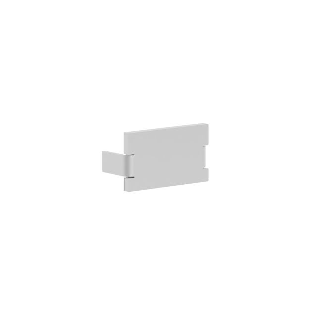 Klus HR-SLIM - Endkappe - 1,88 x 1 x 0,68 cm - silber