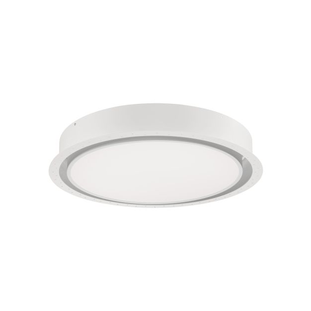 Nova Luce Perfect Profile Trimless - Einbaustrahler mit Fernbedienung (inkl.) - Ø 600 mm, 670 mm Einbaumaß - 40W dimmbare LED inkl. - 2700K-6000K - weiß
