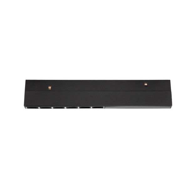 Nova Luce Ultra Slim - Stromschienenleuchte - 18 x 3,4 cm - 6W LED inkl. - warmweiße Lichtfarbe - schwarz