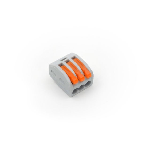 Elmark - 3-polige Wago-Schleifenklemme 4mm²