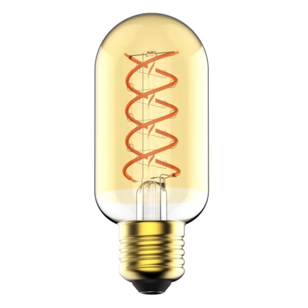 Nordlux LED-Glühlampe - Ø 4,5 x 11 cm - E27 - 5W dimmbar - 2000K - amber