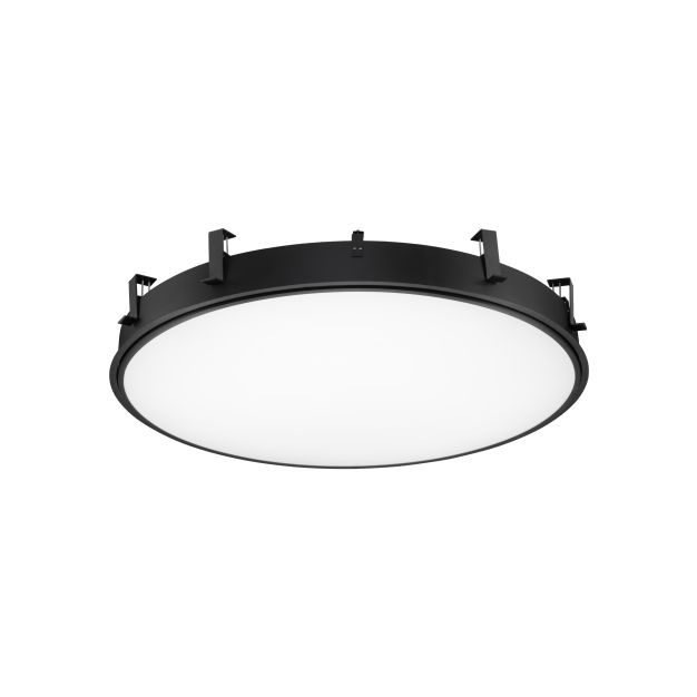 Nova Luce Perfect Profile Trimless - Einbaustrahler mit Fernbedienung (inkl.) - Ø 1045 mm, 1030 mm Einbaumaß - 120W dimmbare LED inkl. - 2700K-6000K - schwarz