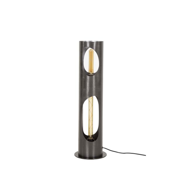 Vico Organic Cylinder - Stehleuchte - 71 cm - Schwarz Nickel