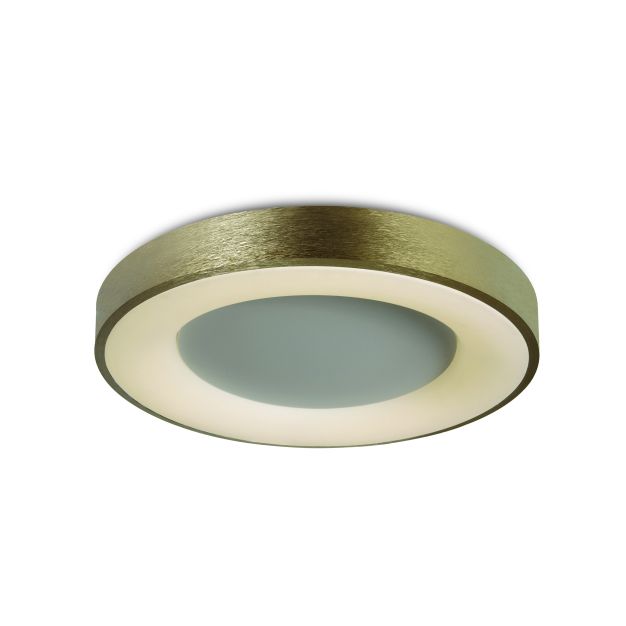 ONE Light Dekorativ - Deckenleuchte - Ø 60 x 8,7 cm - 50W LED inkl. - gebürstetes Gold
