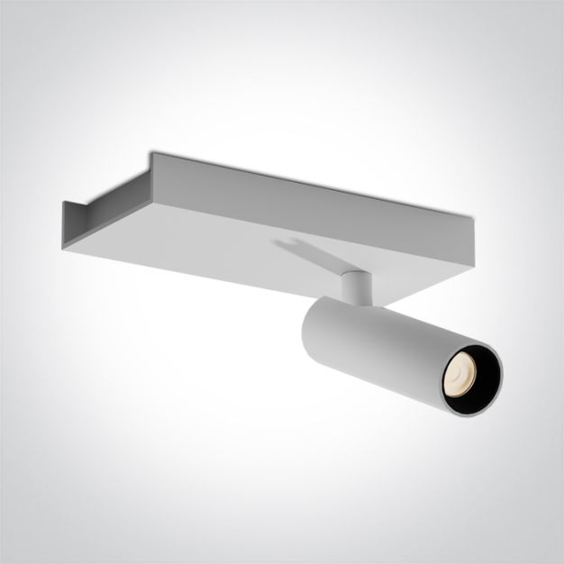 ONE Light Wall & Ceiling LED - Aufbaustrahler 1L - 15 x 7 x 10 cm - 5W LED inkl. - weiß
