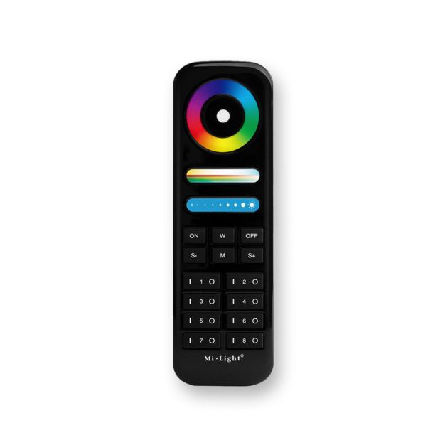 KLUS 8-Zonen Fernbedienung - RGB+CCT LED-Streifen - schwarz