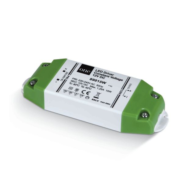 ONE Light LED-Treiber - 12Vdc/230V - 15W - nicht dimmbar
