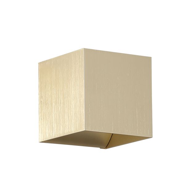 Searchlight Cube - Wandleuchte - 9,7 x 9,7 x 9,7 cm - gold