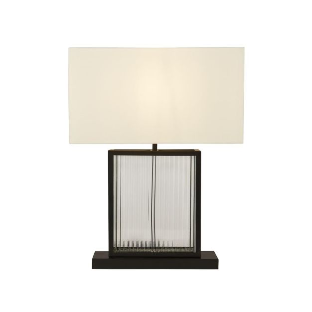 Searchlight Clarendon - Tischleuchte - 40 x 53 cm - schwarz und weiß
