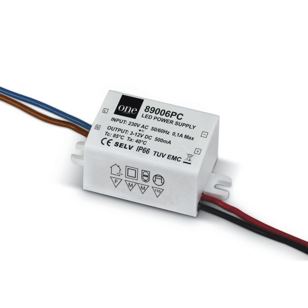 ONE Light Mini Series Treiber - 230V - 500mA - 1.5-6W - IP66 - nicht dimmbar