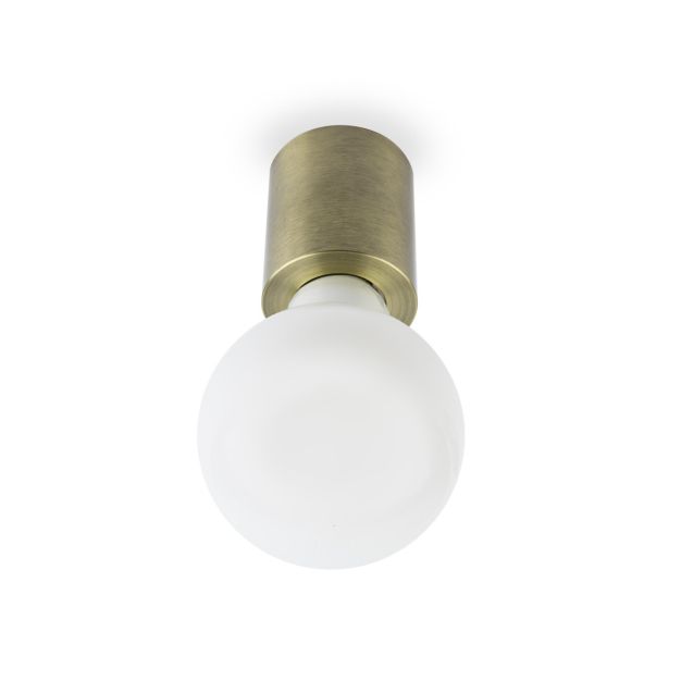 Faro Ten - Decken-/Wandleuchte - Ø 6 x 7 cm - satiniertes Gold