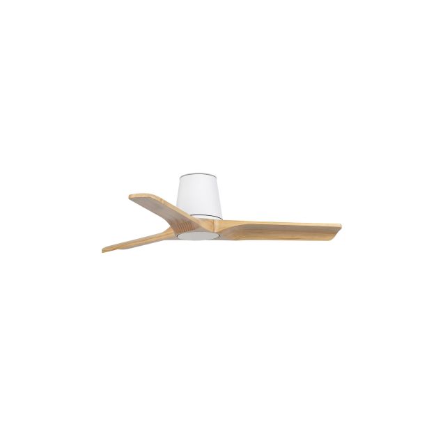 Faro Heywood Tub S - deckenventilator - Ø 90 cm - matt weiß und pino