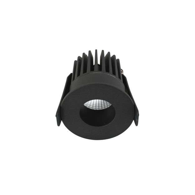Nova Luce Petit - Einbaustrahler - Ø 62 mm, Ø 55 mm Einbaugröße - 9W LED inkl. - IP42 - sand schwarz