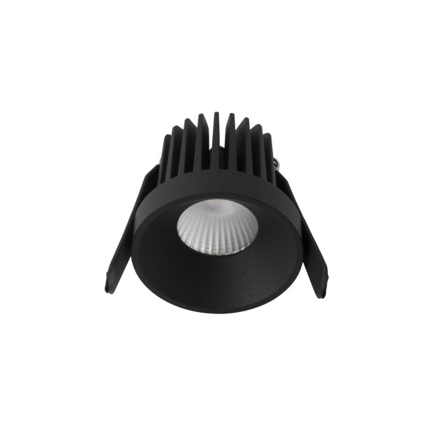 Nova Luce Petit - Einbaustrahler - Ø 62 mm, Ø 55 mm Einbaugröße - 9W LED inkl. - IP42 - sand schwarz