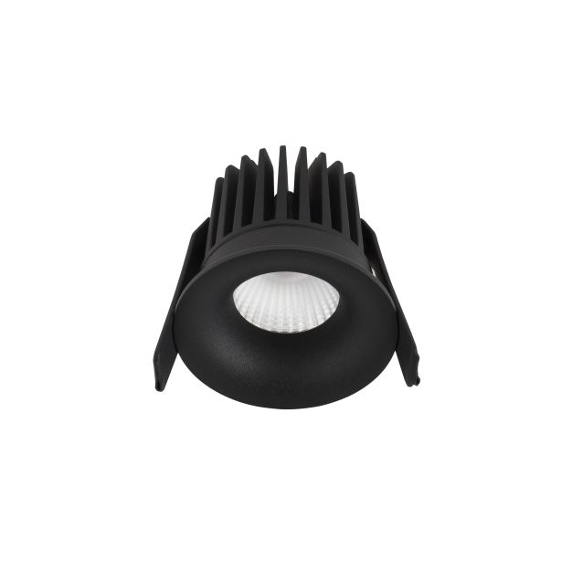 Nova Luce Petit - Einbaustrahler - Ø 62 mm, Ø 55 mm Einbaugröße - 9W LED inkl. - IP42 - sand schwarz