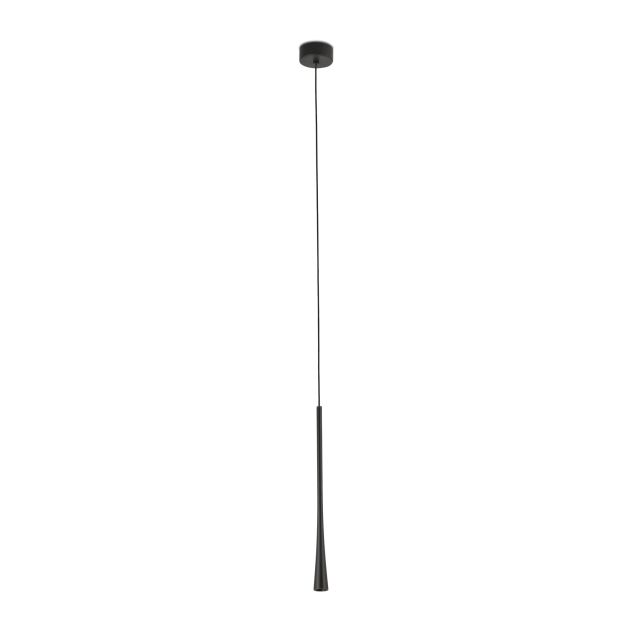 Faro Diana 400 – hängelampe – Ø 3,2 x 40 cm – 6W LED inkl. - schwarz