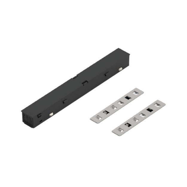 VK Lighting Eiva - magnetisches Schienensystem - elektrischer und mechanischer Anschluss für Einbauprofil - schwarz