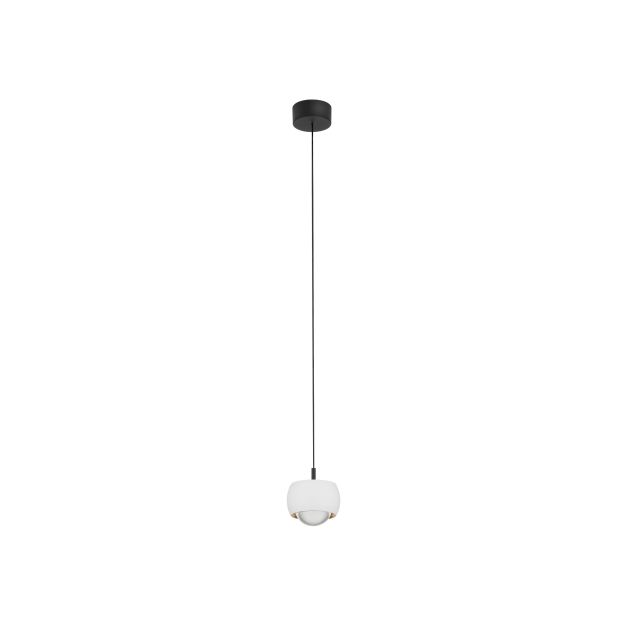 Nova Luce Conga - Hängelampe - Ø 9,6 x 140 cm - 13W LED inkl. - Sand Weiß
