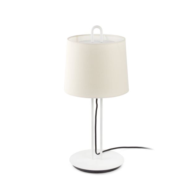 Faro Montreal - Tischleuchte - Ø 25 x 54 cm - weiß und beige