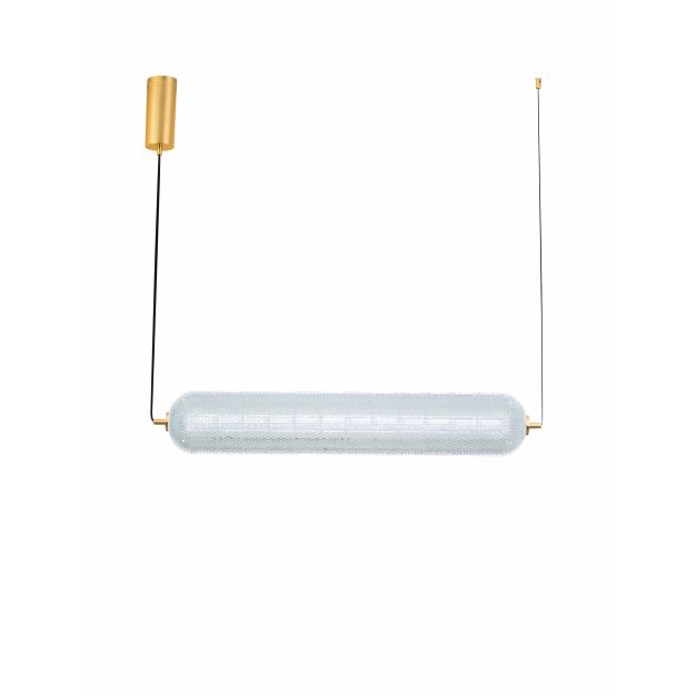 Nova Luce Klelia - Hängelampe - 97 x 120 x 15 cm - 40W dimmbar LED inkl. - messing gold