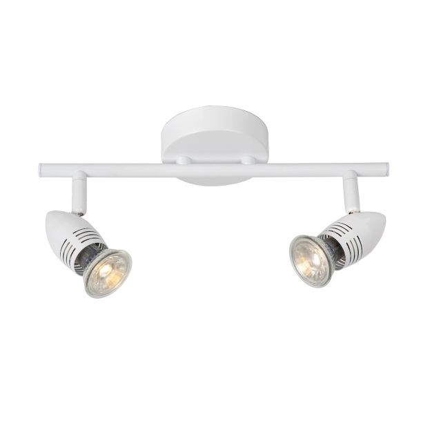 Lucide Caro - Aufbaustrahler - 32 x 9 x 13 cm - 2 x 5W LED inkl - weiß