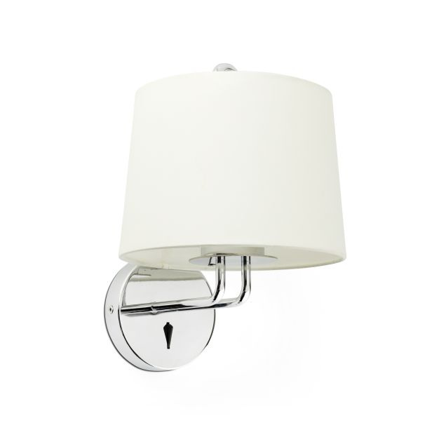 Faro Montreal - Wandleuchte - 21,5 x 19 x 32 cm - beige und chrom