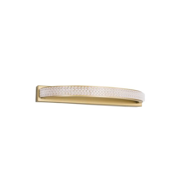 Nova Luce Grania - Wandleuchte - 35 x 14,5 x 3 cm - 6,5W LED inkl. - matt gold