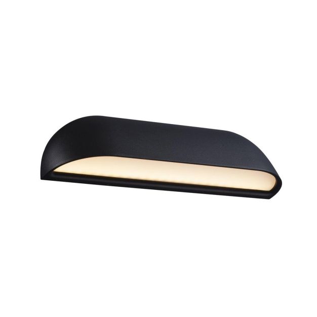 Nordlux Front - Außenwandleuchte - 26 x 6,8 cm - 8W LED inkl - IP44 - schwarz