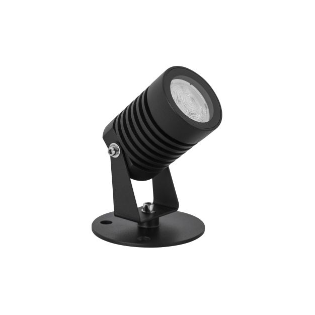 Nova Luce Fend - Bodenstrahler - 7 x 5 x 12 cm - 5W LED inkl. - IP65 - schwarz