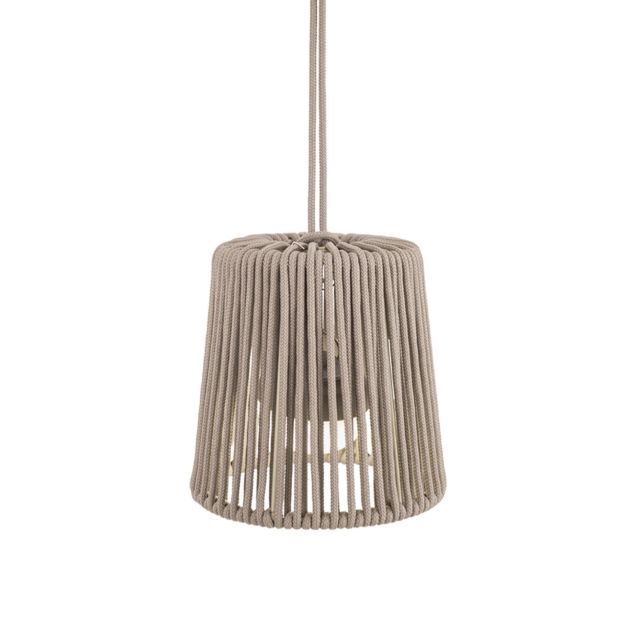 New Garden Conta Mini - Hängeleuchte mit wiederaufladbarem Leuchtmittel und Fernbedienung - Ø14,5 x 314,6 cm - 3W LED inkl. - IP54 - taupe
