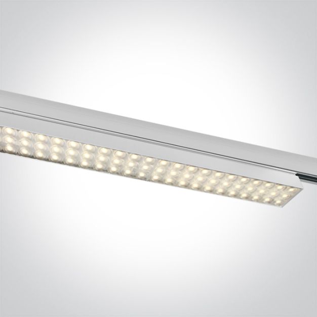 ONE Light High Power Linear - Stromschienenleuchte - 3-Phasen-Schienensystem - 115 x 4 x 6,4 cm - 60W LED inkl. - weiß - einstellbare Lichtfarbe