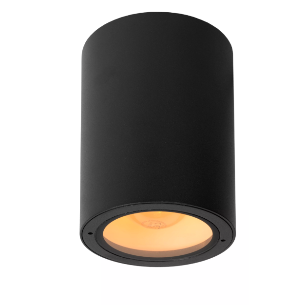 Lucide Volantis - Aufbaustrahler - Ø 10,8 x 15,5 cm - IP54 - schwarz