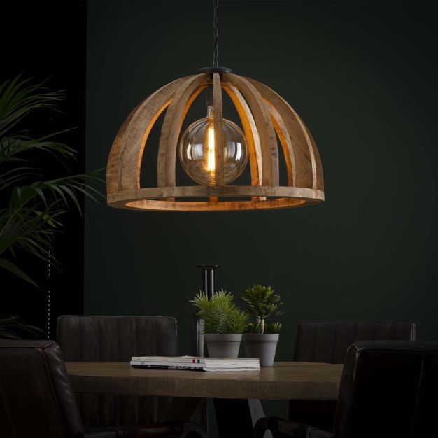 Vico Wooden Bars - Hängeleuchte - Ø 62 x 150 cm - Mangoholz
